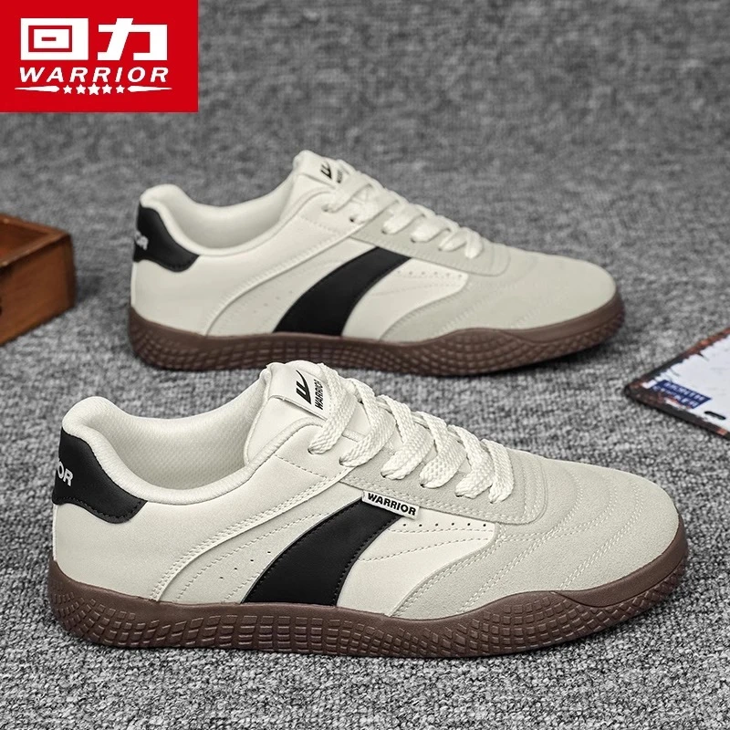 回力男女同款秋季潮牌百搭休闲德训板鞋运动舒适男款港风复古德训