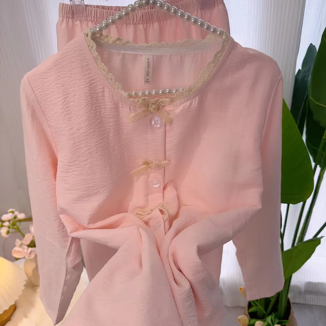 早秋软绵棉公主睡衣宅家必备两件套家居服