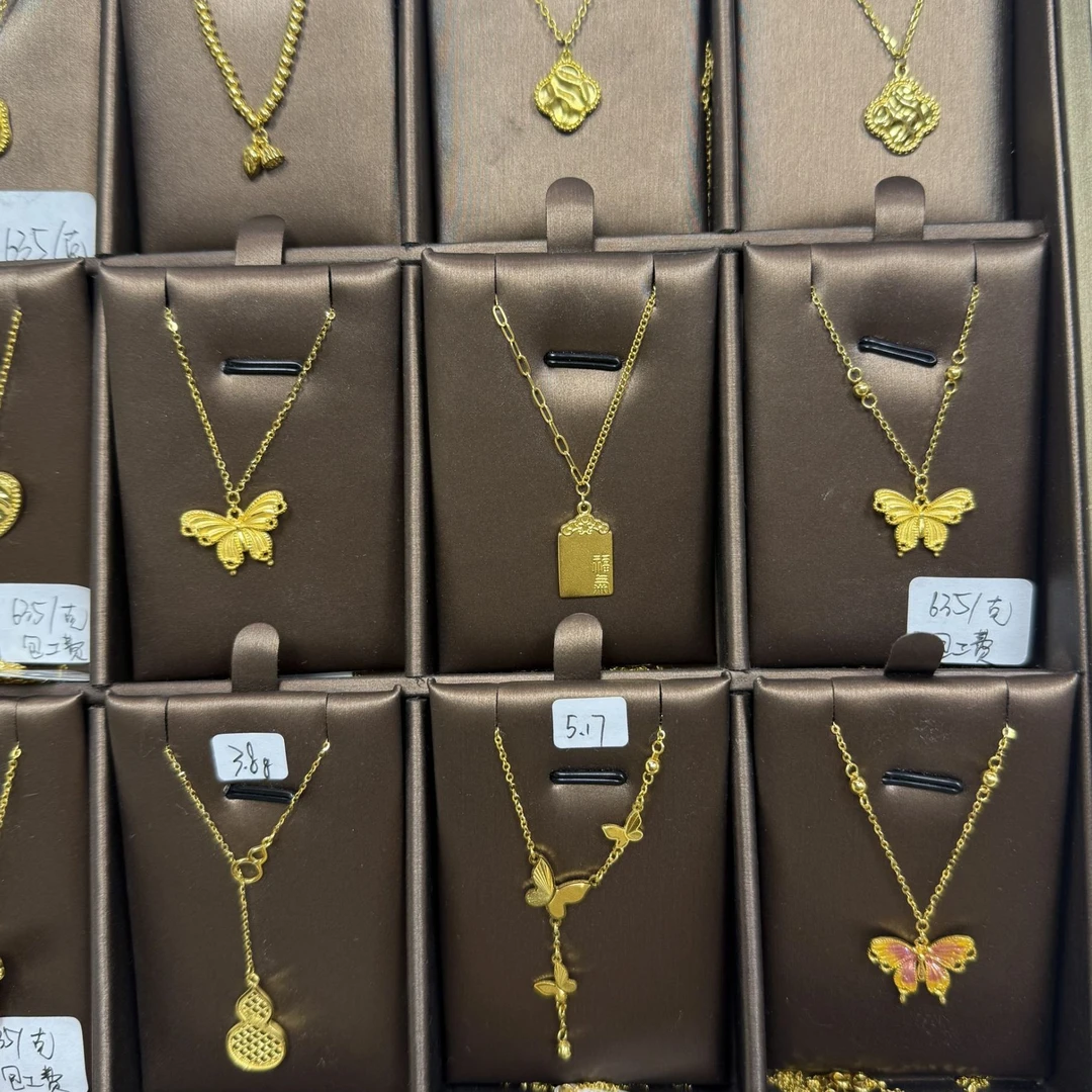 【足金-635套链】大生同款-真金纯黄金999经典-多样性发其一