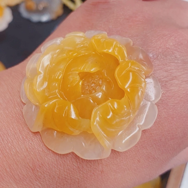 石英质玉（黄龙玉）黄龙玉未镶嵌