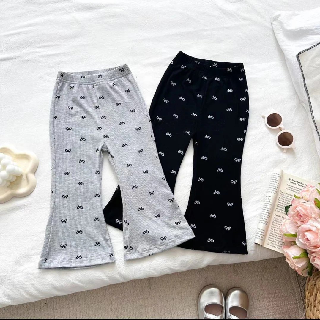 女童百搭休闲裤女孩夏季防蚊裤时尚裤子儿童莫代尔百搭裤小童潮