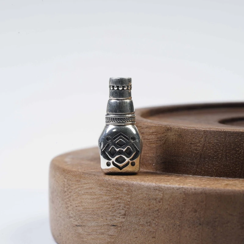 925银银制品 【启承严选】原创仿老潜水艇三通配饰 QC054