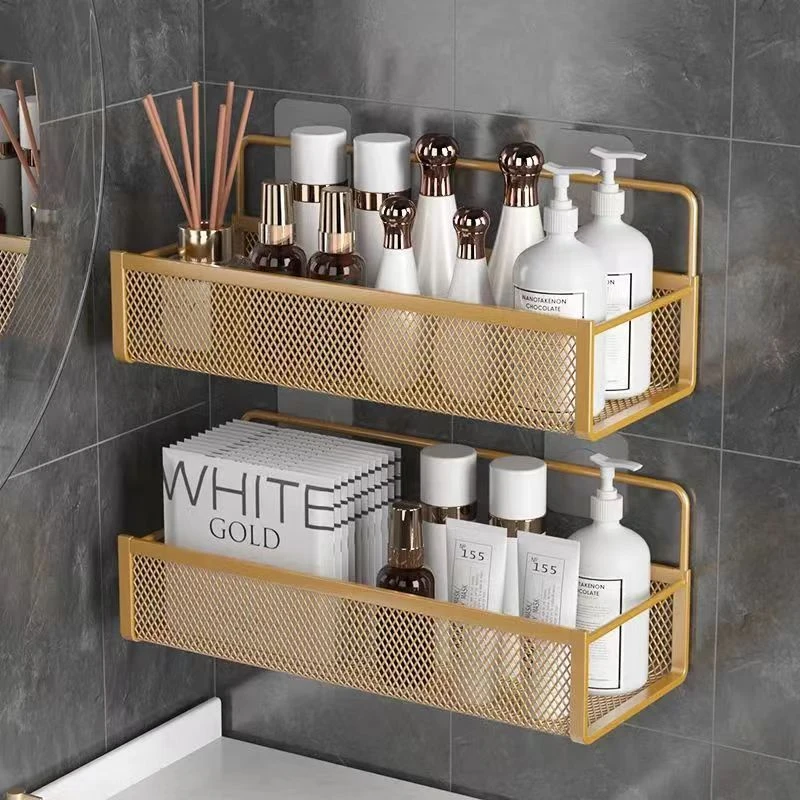 卫生间浴室洗手间置物架卧室免打孔客厅收纳架