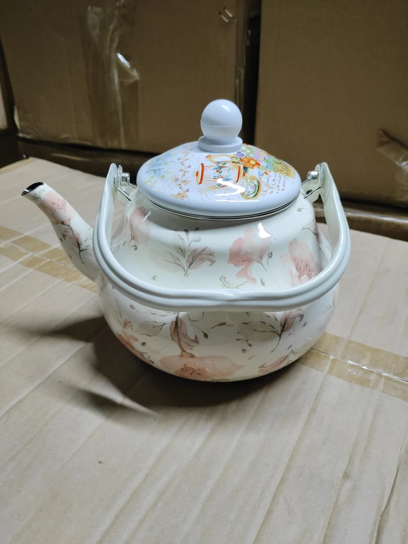 2.5升搪瓷水壶瑕疵处理颜色随机发