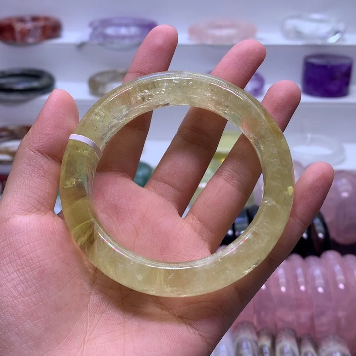【闪购商品】水晶手镯未镶嵌圈口58