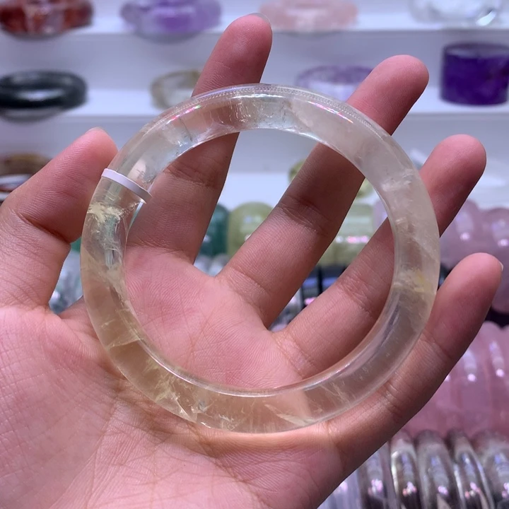 【闪购商品】水晶手镯未镶嵌圈口59
