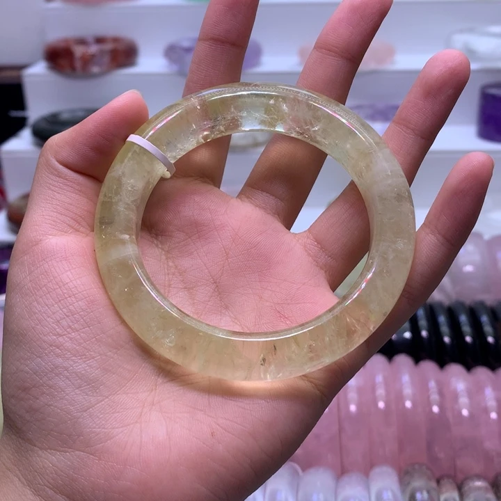 【闪购商品】水晶手镯未镶嵌圈口59