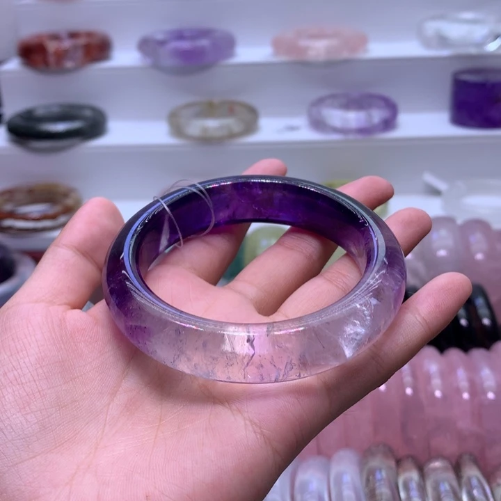【闪购商品】水晶手镯未镶嵌圈口59