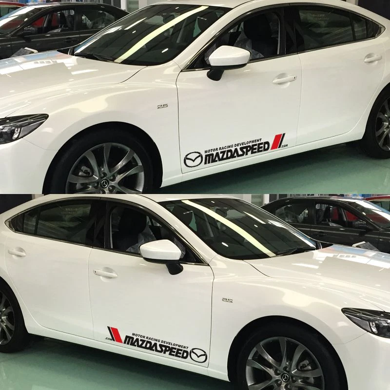 汽车贴纸马自达3 6车门贴纸改装拉花CX-5 昂克赛拉阿特兹个性划痕