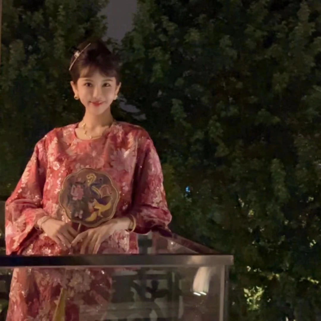 BABY ANNE【永乐南洋-南洋风华】系奢华珠片绣花上衣半裙新PD243014