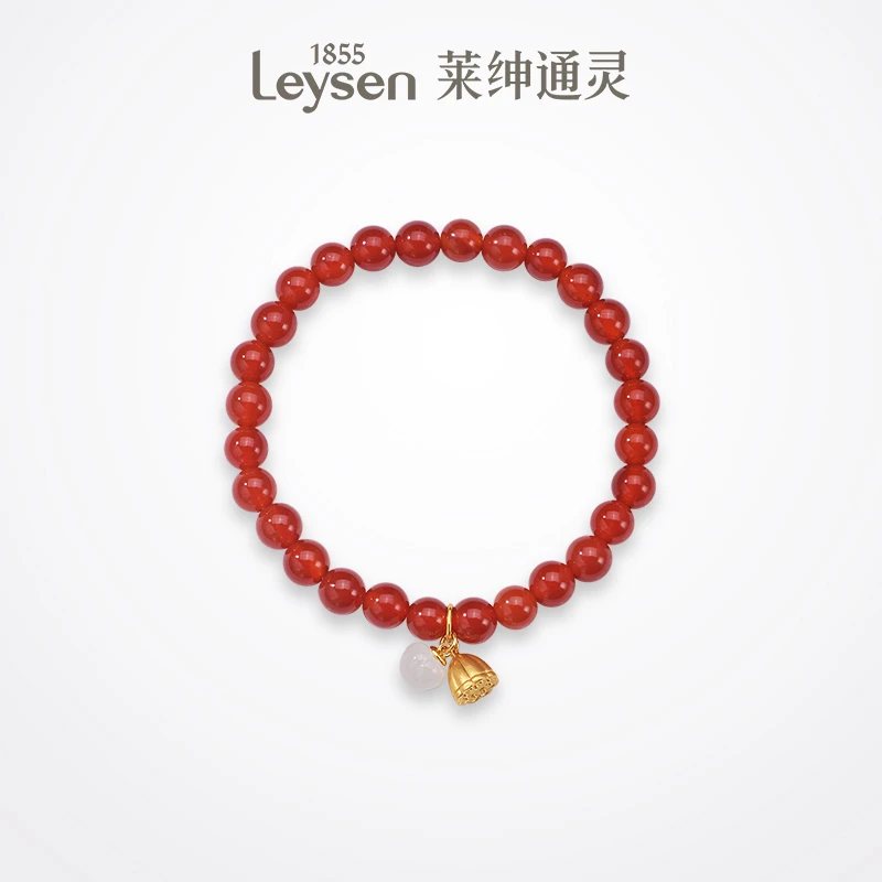 【莱绅通灵】好柿莲莲柿柿如意足金手串