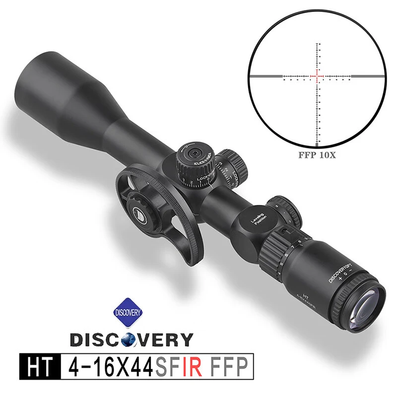 DISCOVERY发现者HT4-16X44带灯前置瞄准镜30管径绿膜侧调焦玻璃板