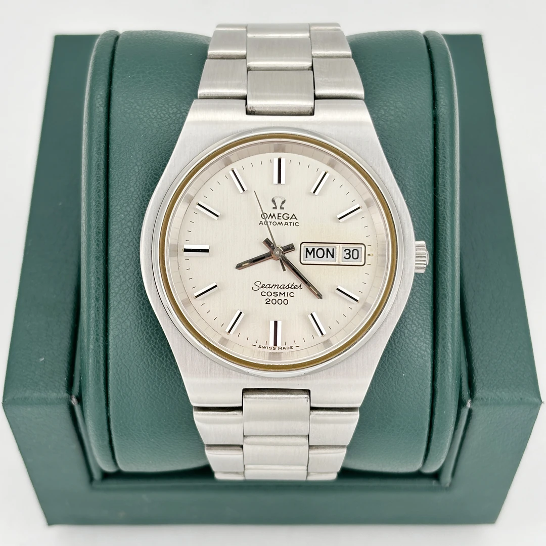 95新 Omega/欧米茄 表径38 中古海马复古经典原装男士名表 M1418