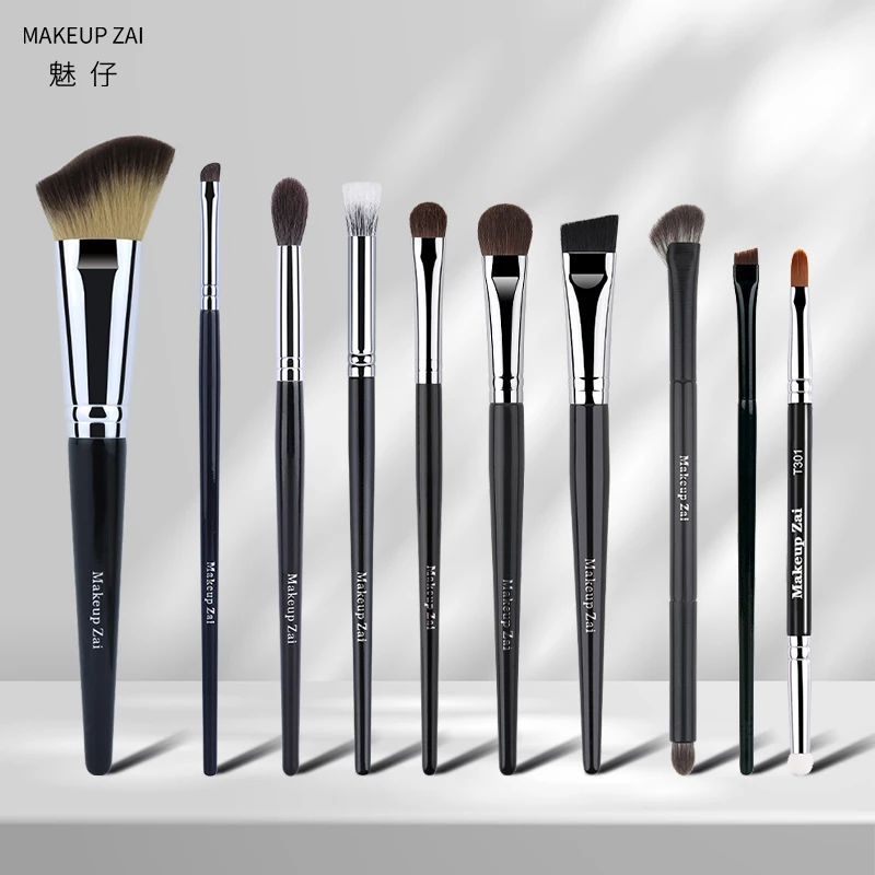 【主播专享】魅仔10支化妆刷套装修容刷眼影刷遮瑕刷新手化妆刷全套