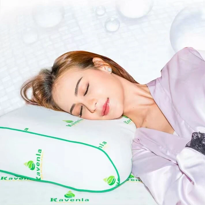 泰国本土品牌原装进口天然乳胶枕头保护颈椎帮助睡眠美容按摩枕芯