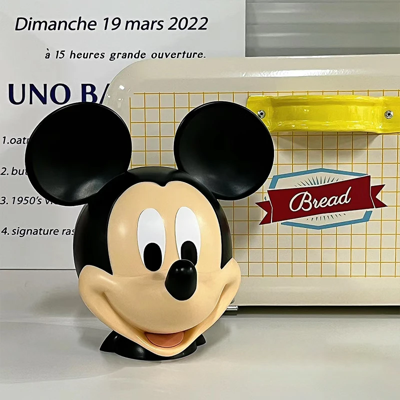 创意米奇头存钱罐可爱卡通客厅装饰摆件唐老鸭收纳罐乔迁新居礼物