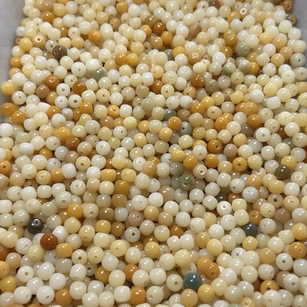 菩提根/象牙果手串40颗卡牌➕40颗卡8卡9桶珠孔道不精修