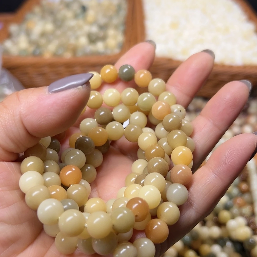 菩提根/象牙果吊坠卡9多宝圆114颗