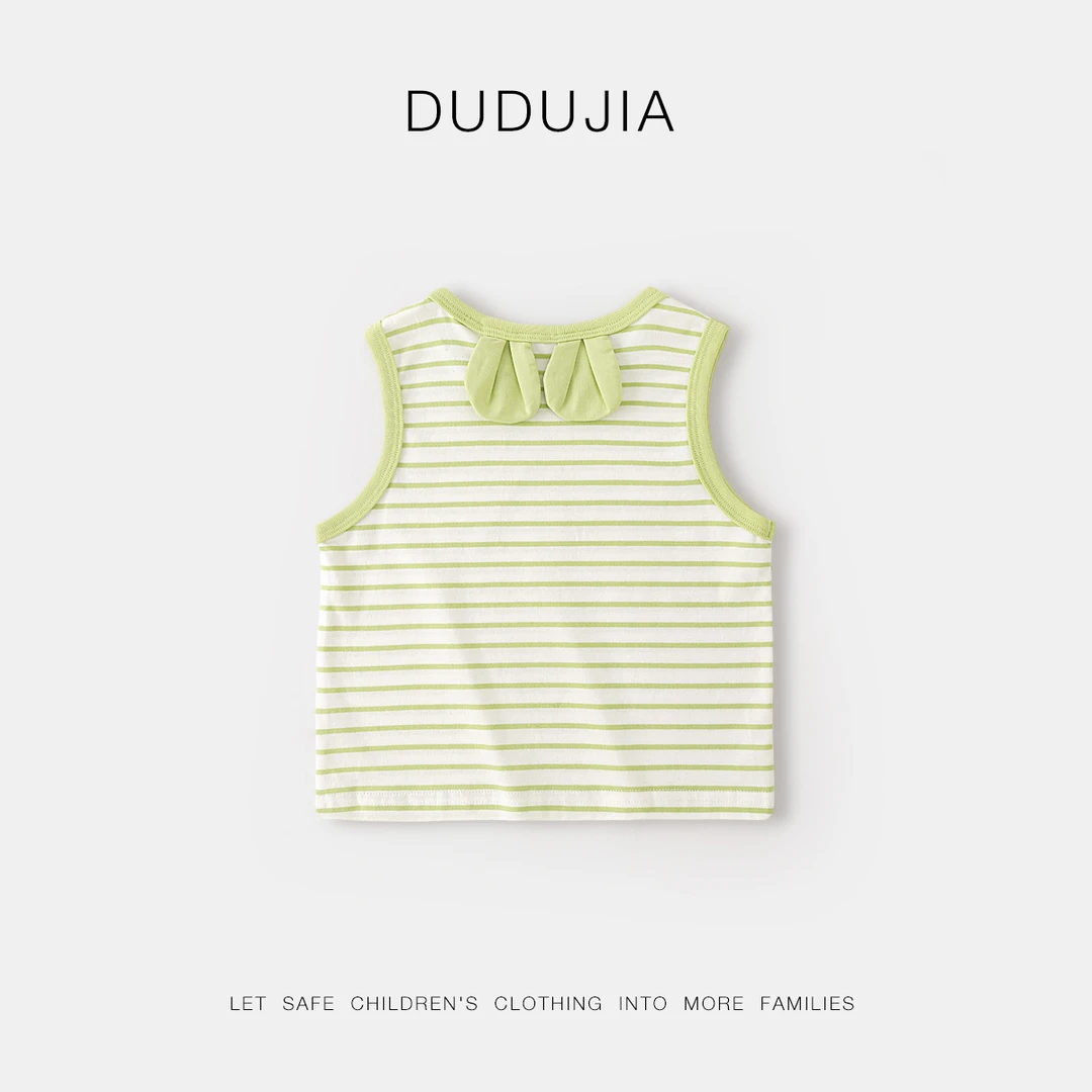 【现货】嘟嘟家儿童夏款卡通背心宝宝夏装上衣无袖D4BBX056