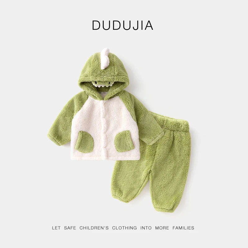 【现货】嘟嘟家儿童秋冬睡衣套装宝宝冬款家居服