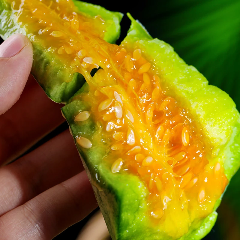 【脆甜多汁】山东头茬羊角蜜甜瓜脆甜新鲜水果蜜瓜香瓜5斤彩箱
