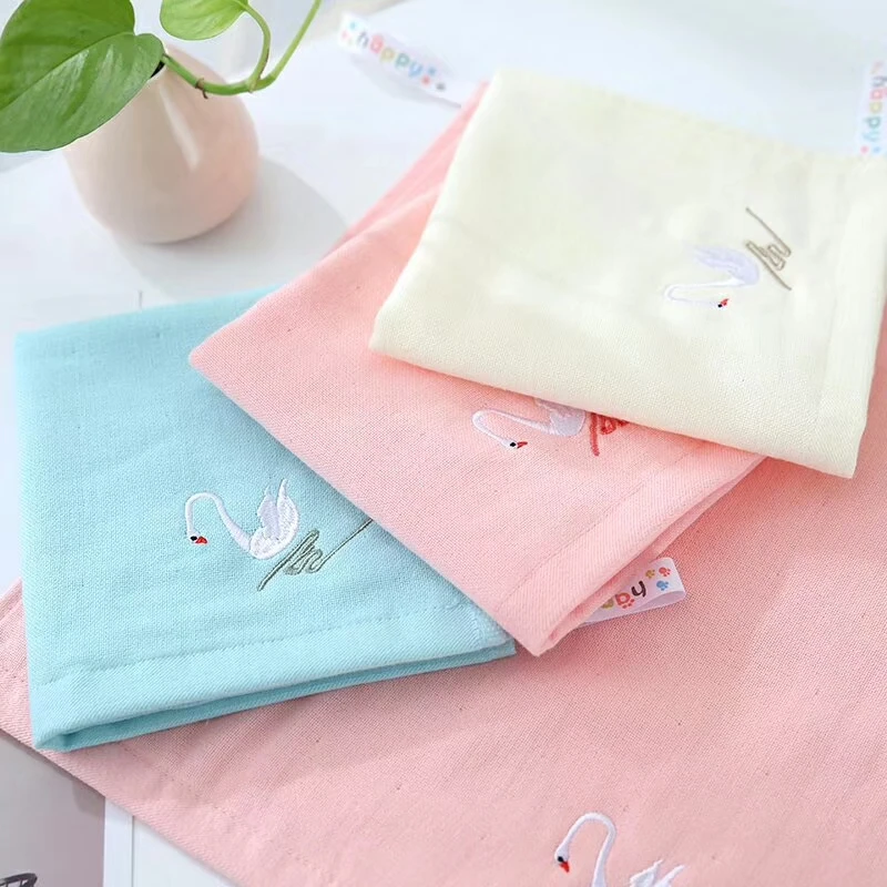 新人福利（限购两单）30*30尺寸纱布竹纤维双层方巾亲肤洗脸吸水