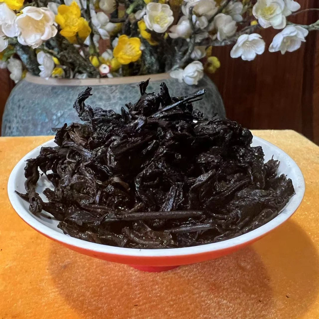 源头产地云南普洱茶12年原料金芽熟茶砖茶250克名山纯料