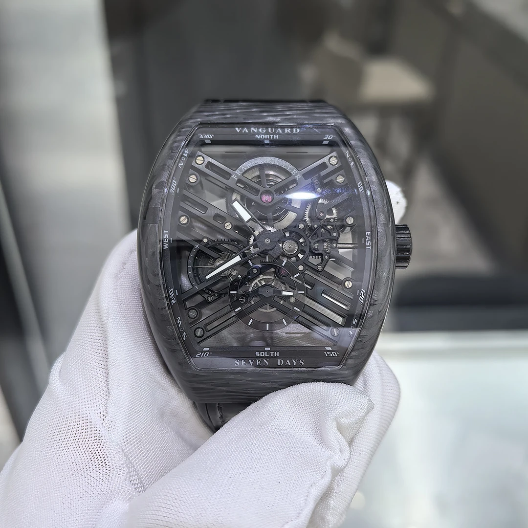 99新 Franck Muller/法兰克穆勒 V45 S6 SQT CARBONE NR