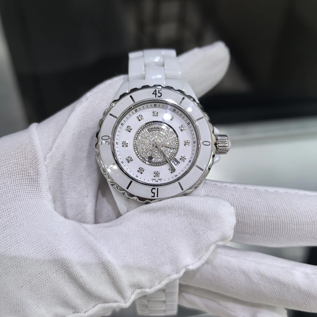 99新 Chanel/香奈儿 J12 H1759  自动机械 白陶瓷