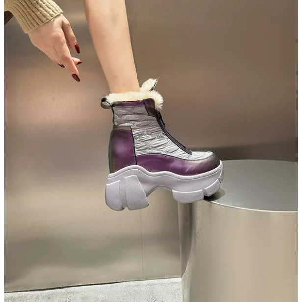 【红姐推荐】ins网红复古风秋冬小个子内增高9cm个性休闲鞋8170-92