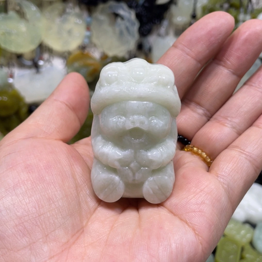 【闪购商品】岫玉颈饰未镶嵌8手把