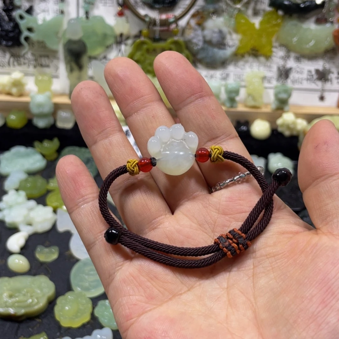 【闪购商品】蛇纹石玉颈饰未镶嵌21