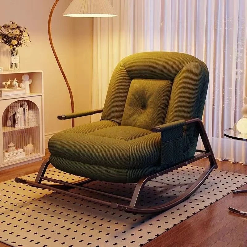 新疆包邮网红摇椅家用阳台休闲客厅懒人单人沙发摇摇网红大人卧室