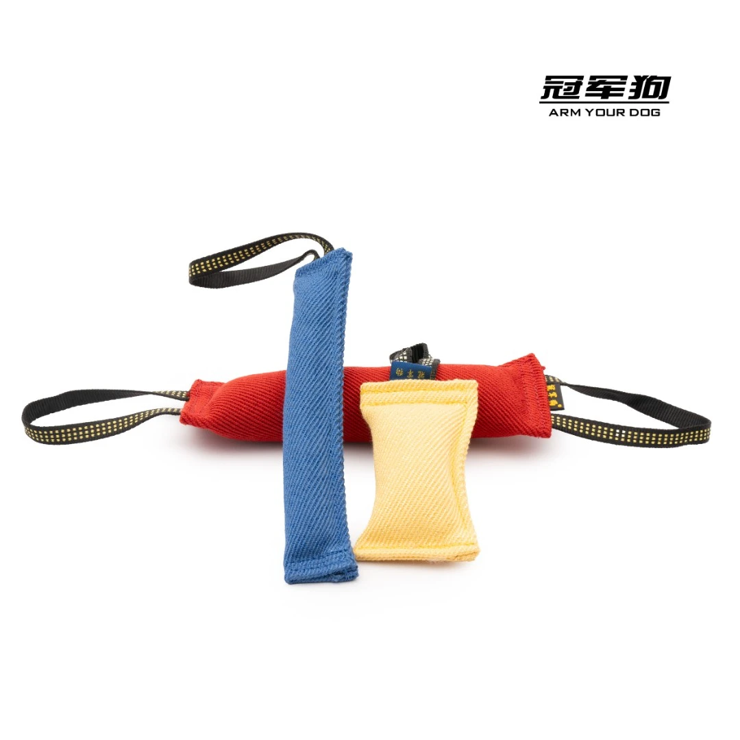 冠军狗耐咬布训犬咬棒 宠物犬玩具工作犬训练用品互动拔河