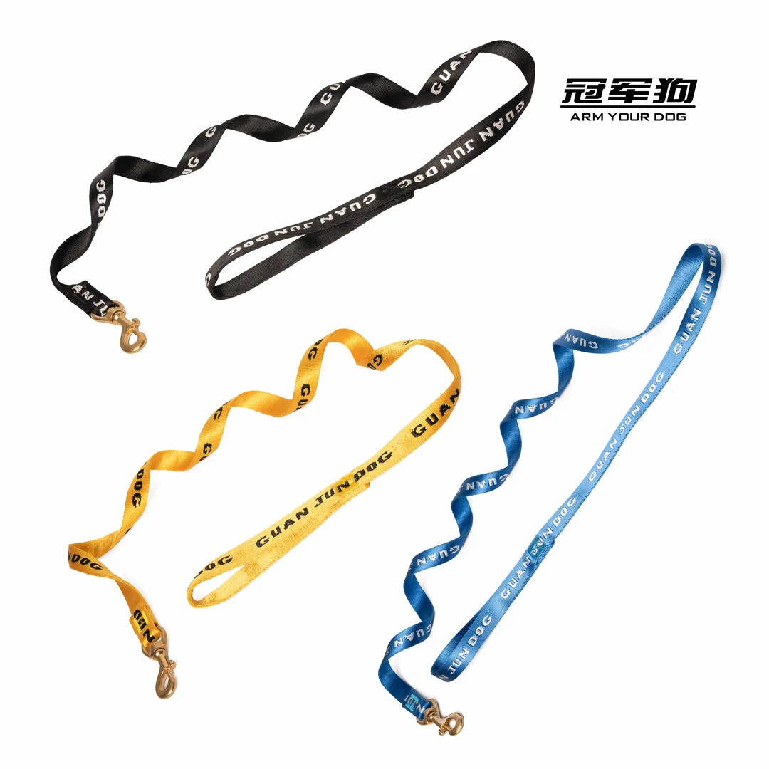 冠军版尼龙铜扣牵引绳