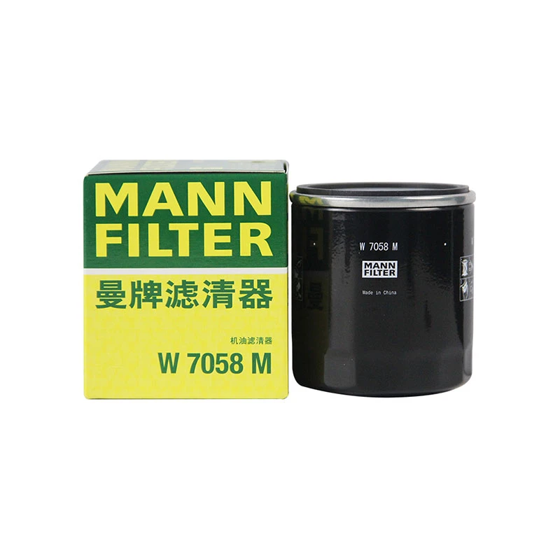 曼牌W7058M机油滤芯格滤清器