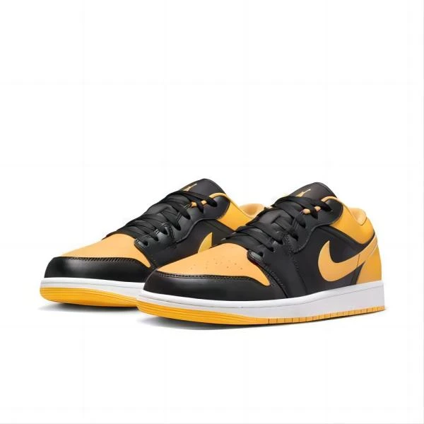 NIKE/耐克正品男子AIR JORDAN 1复古时尚黄色撞色板鞋-553558-072