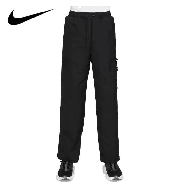 NIKE/耐克正品简约经典百搭黑色直筒运动休闲舒适长裤-FB7526-010