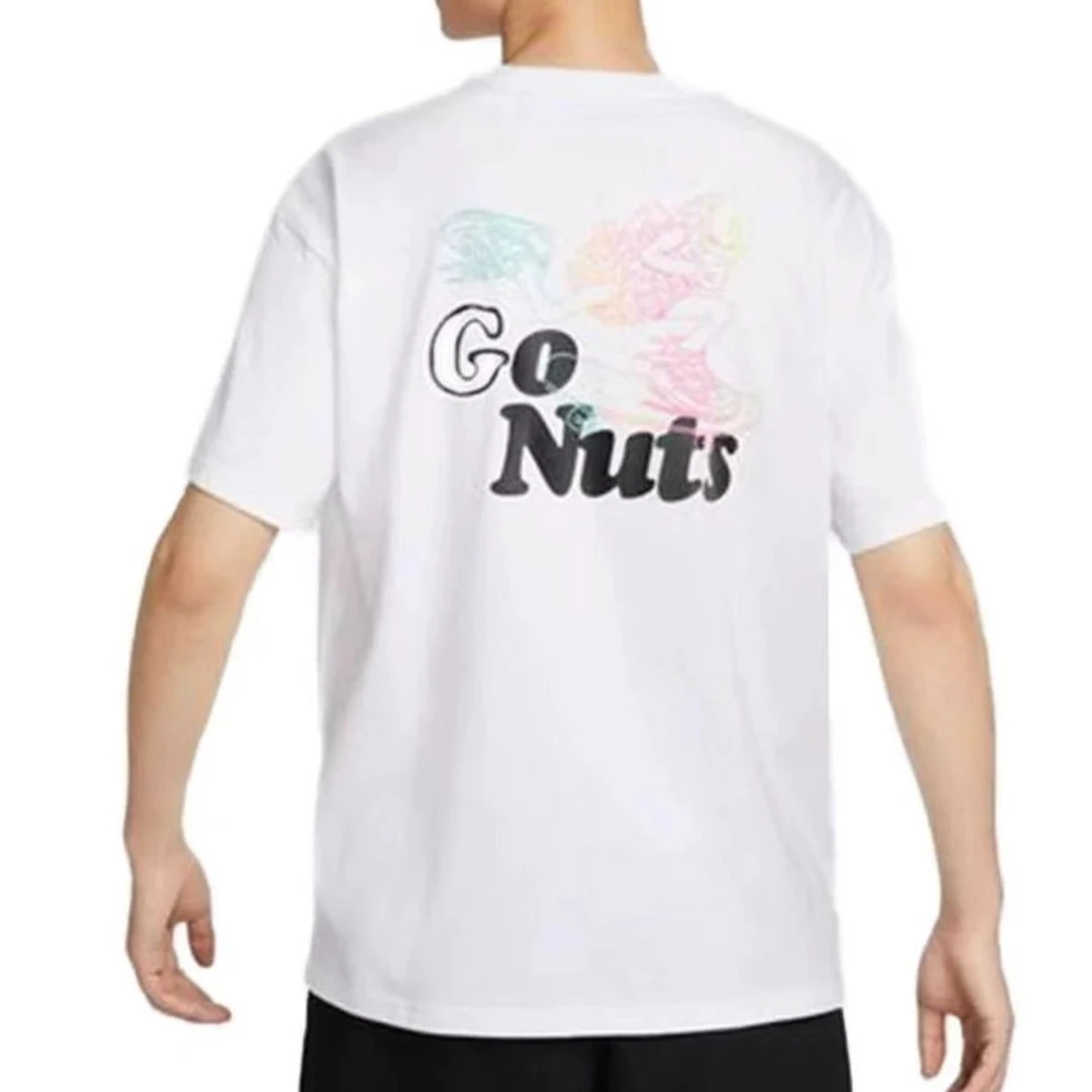 NIKE/耐克正品男运动会限定夏季休闲百搭白色圆领短袖-HM4457-100