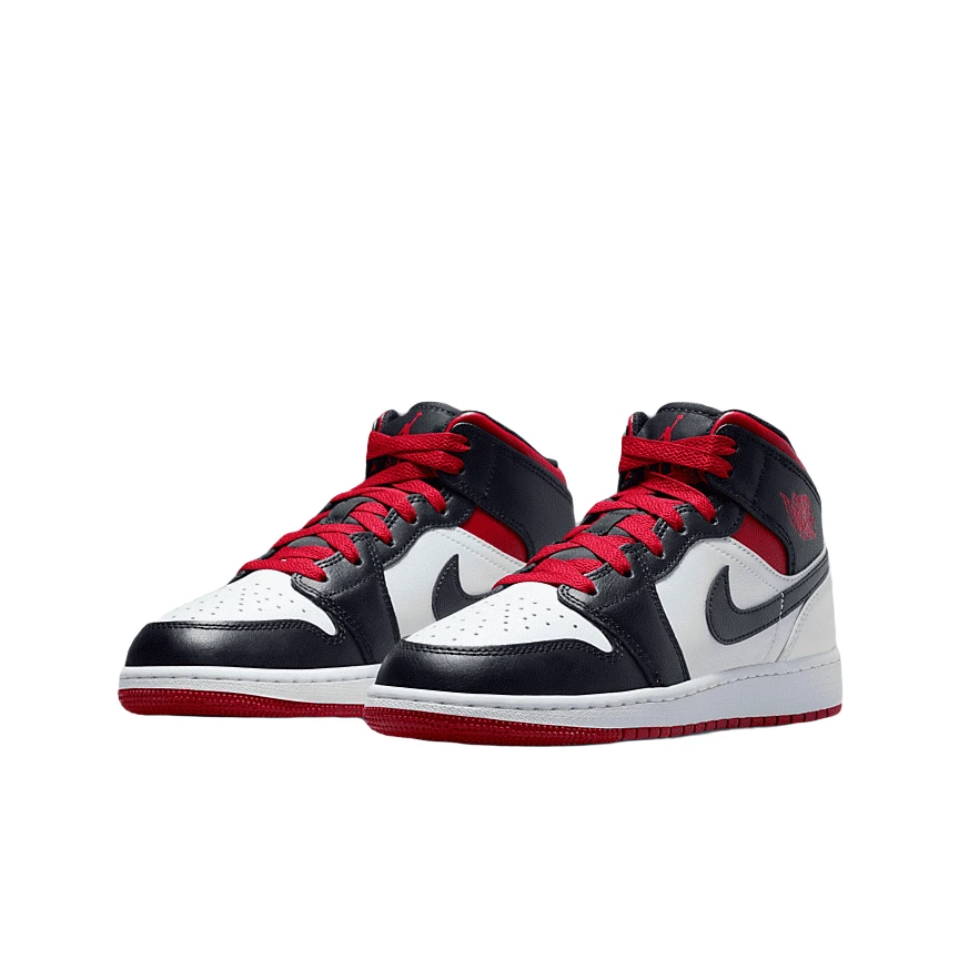 NIKE/耐克正品大童AJ1复古拼接百搭经典时尚中帮板鞋-DQ8423-106