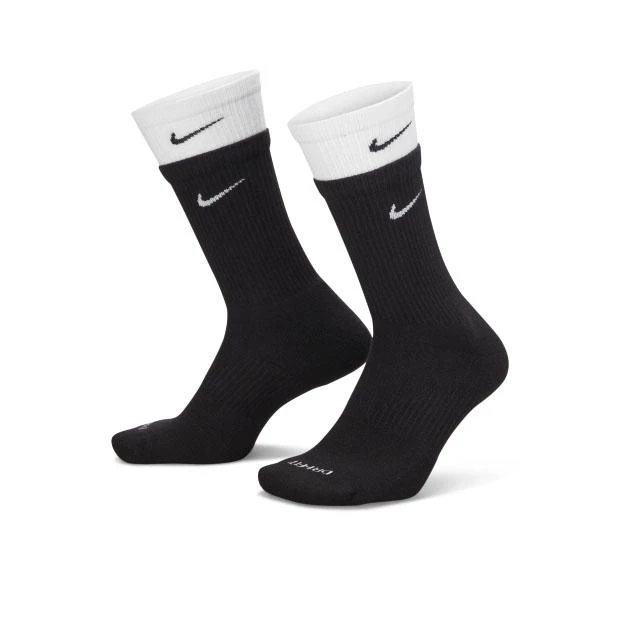 NIKE/耐克正品黑白加厚休闲毛巾底高筒训练篮球长筒袜-DD2795-011