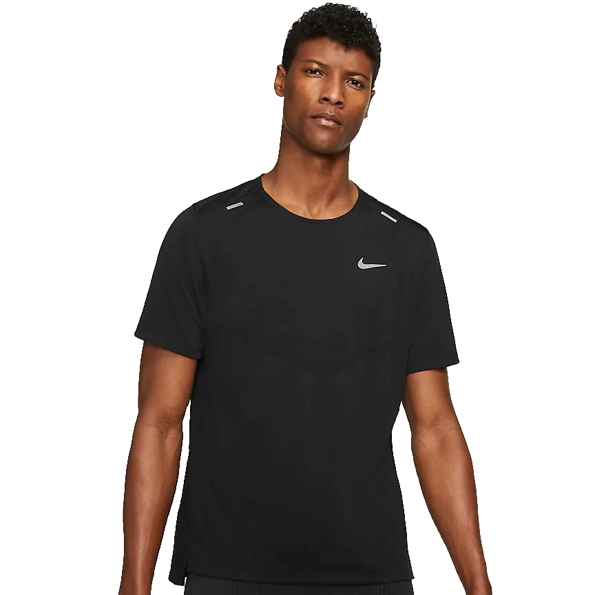 NIKE/耐克正品简约经典百搭黑色速干透气跑步运动短袖-CZ9185-013
