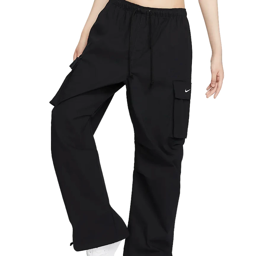 NIKE/耐克正品女款夏季透气舒适百搭休闲运动黑色长裤-FV7521-010