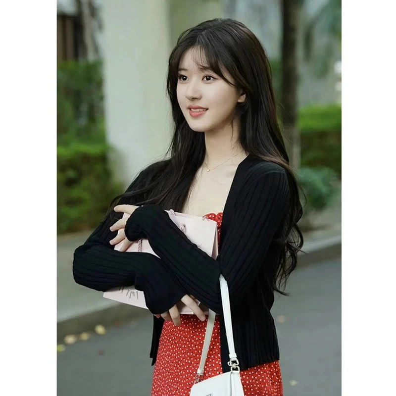 偷偷藏不住同款衣服薄款空调衫冰丝针织开衫女夏上衣冰丝防晒外搭