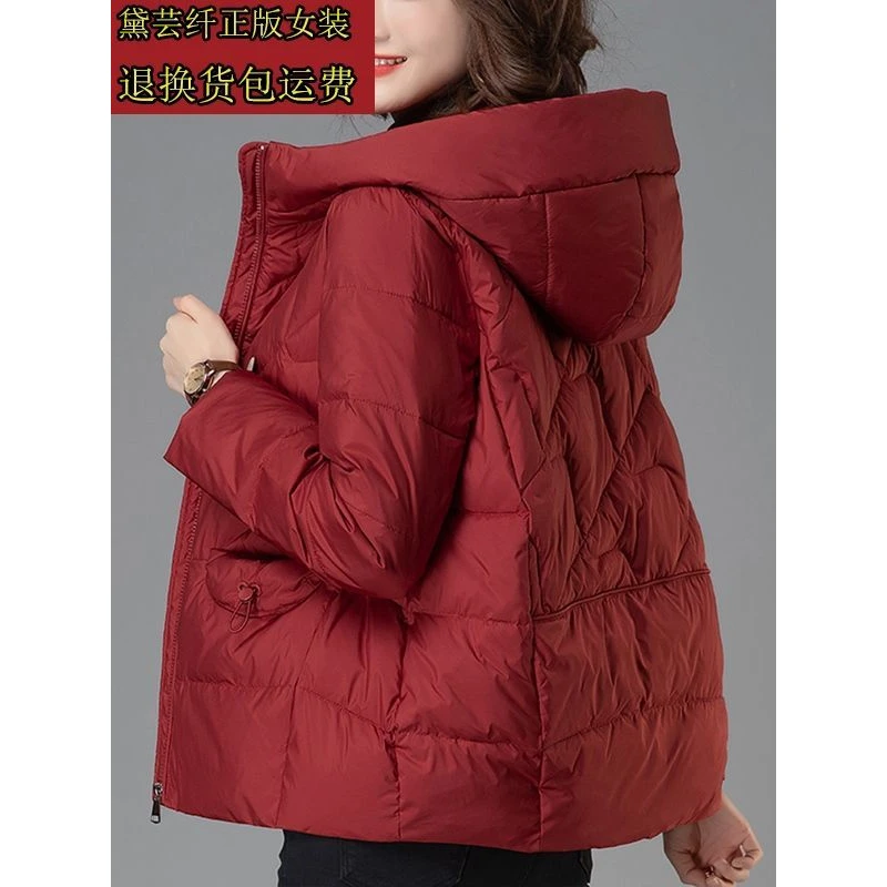 棉服女2025年新款冬季韩版宽松休闲小个子妈妈装加厚保暖短款外套