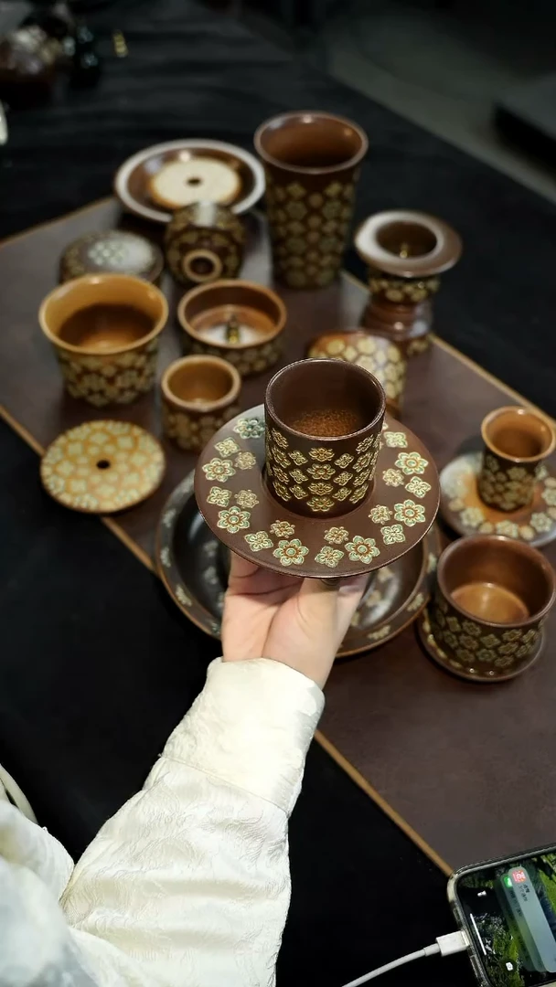 【闪购商品】瓷片李斌 宝相系列 咖啡杯盏