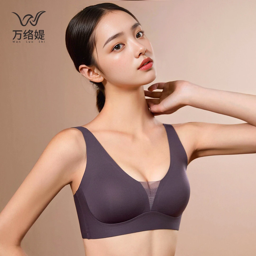 万络缇901固定高侧比包容文胸舒适薄款内衣蕾丝调整型无痕文胸