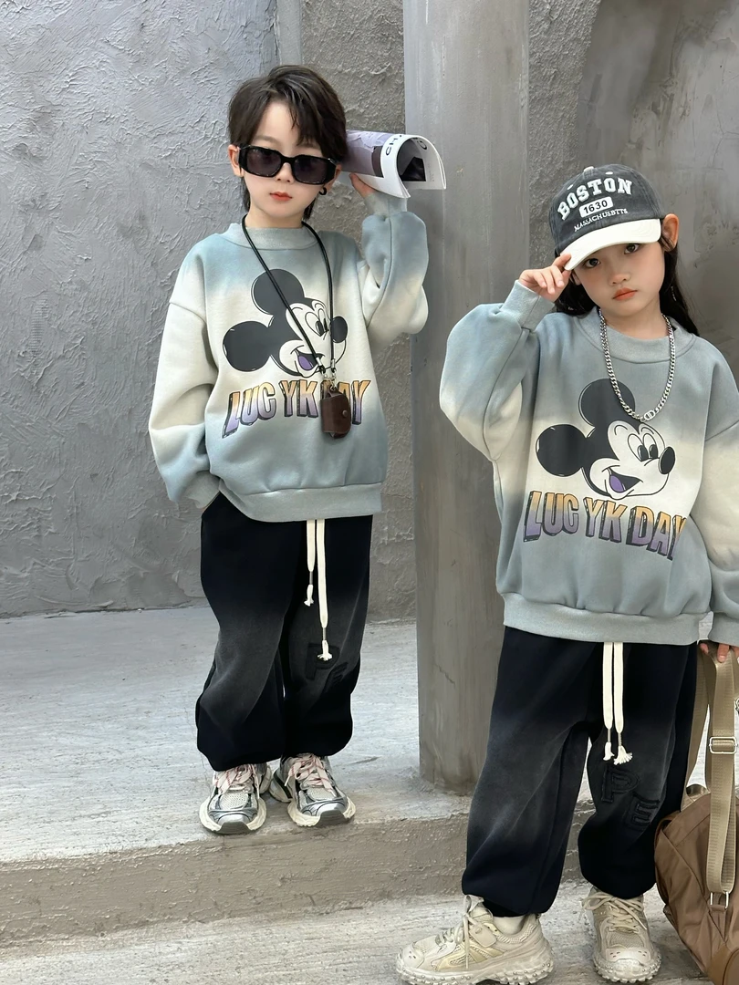 1000单件儿童冬款中大童韩版宽松百搭童装 【大猪小猪童装】