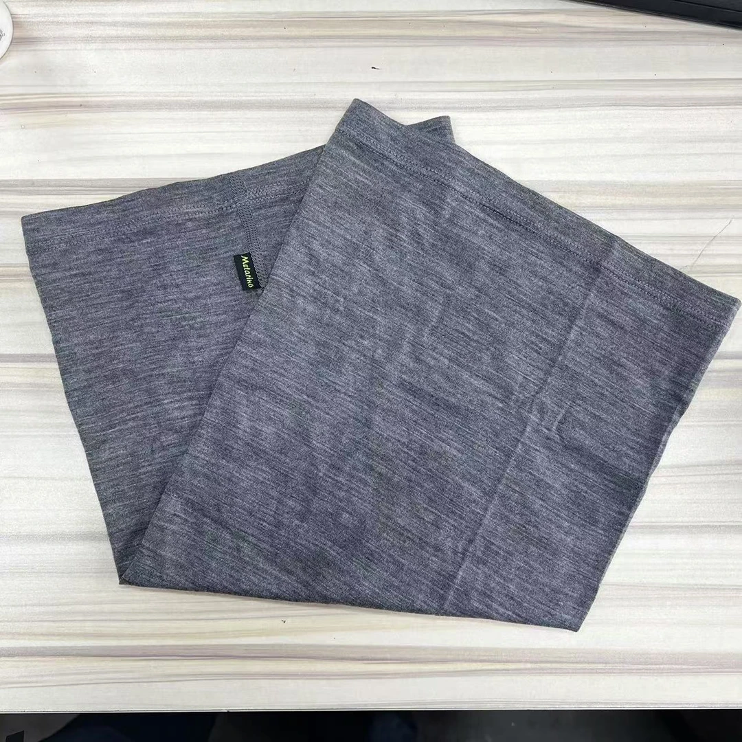 100美利奴羊毛脖套加长款男女情侣户外休闲保暖弹力-微瑕带洞