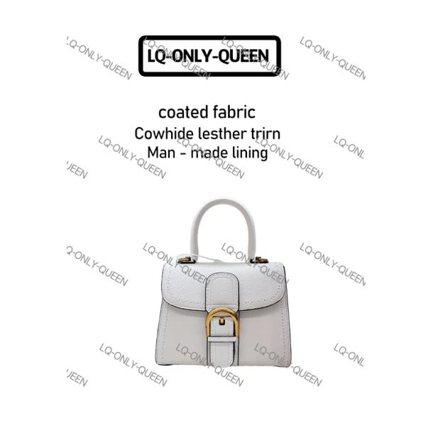 LQ-ONLY-QUEEN手工真皮女包得手提包白色